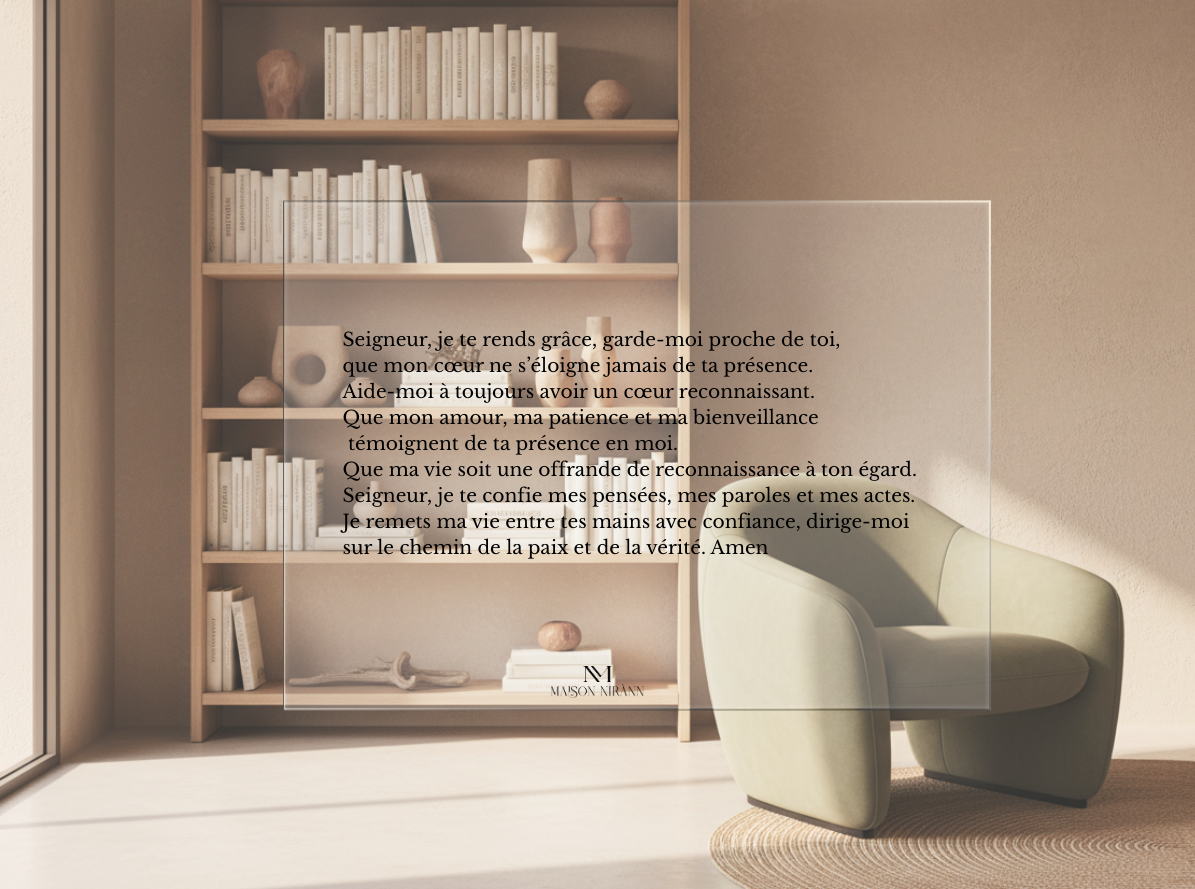 Prière de reconnaissance